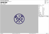PTRX LOGO Embroidery File