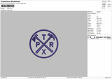 PTRX LOGO Embroidery File
