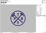 PTRX LOGO Embroidery File
