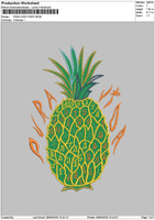 Pineapple 2409 Embroidery File 6 sizes