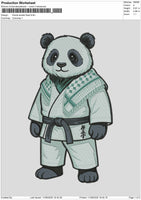 Panda2705 Embroidery File 6 sizes