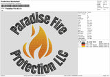 Paradisetext Embroidery Machine Design File 6 sizes