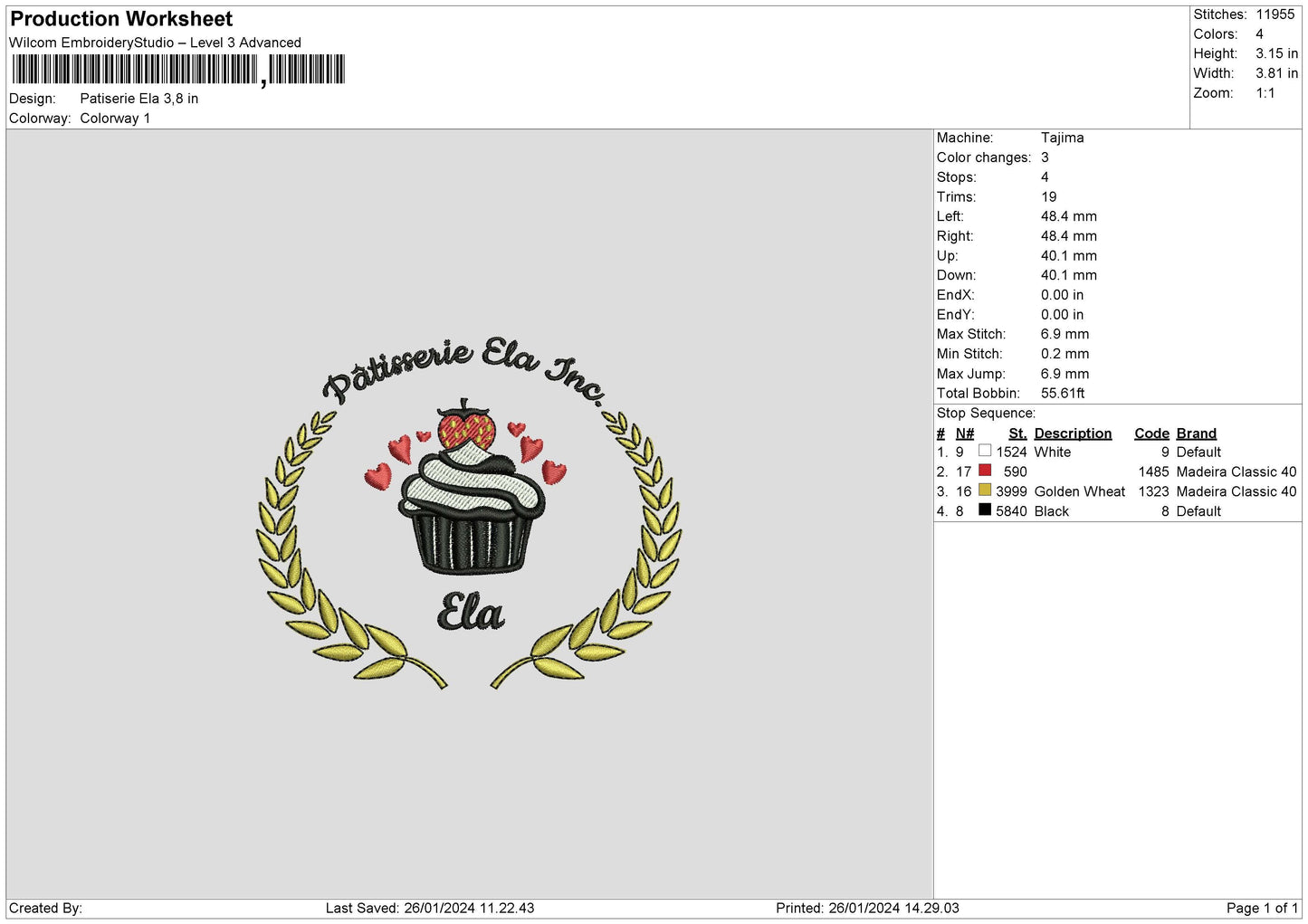Cakecircle Embroidery Machine Design File 6 sizes