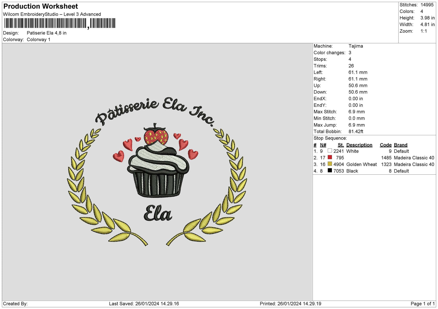 Cakecircle Embroidery Machine Design File 6 sizes