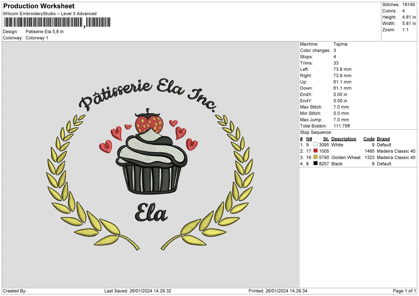 Cakecircle Embroidery Machine Design File 6 sizes