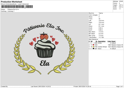 Cakecircle Embroidery Machine Design File 6 sizes