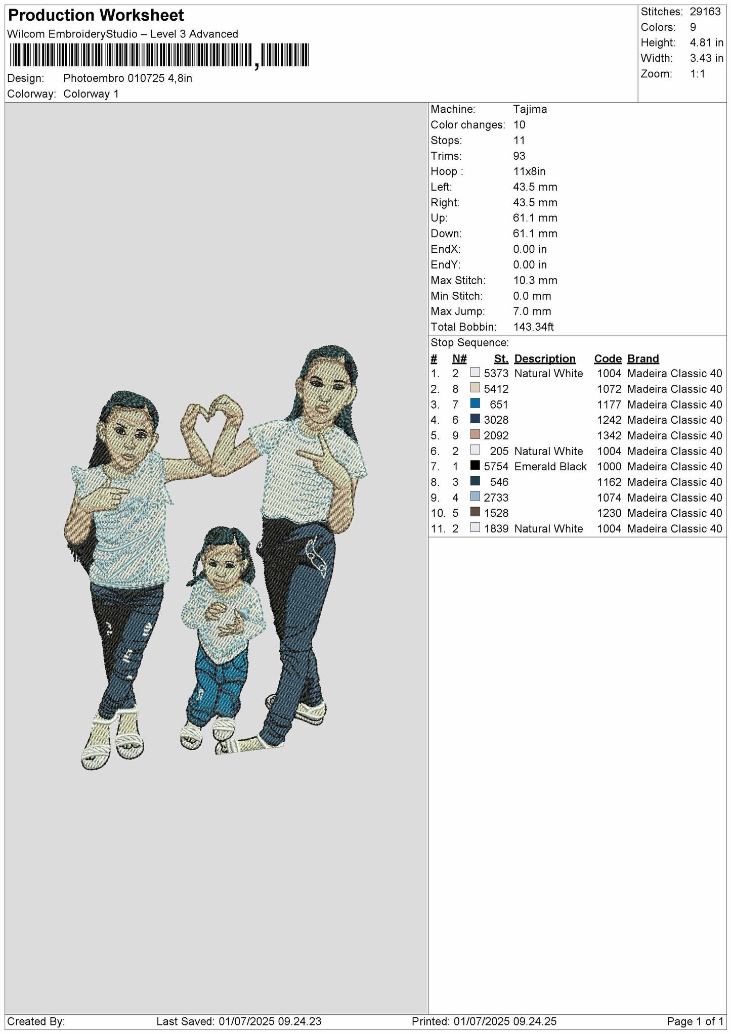 Photoembro 010725 Embroidery File