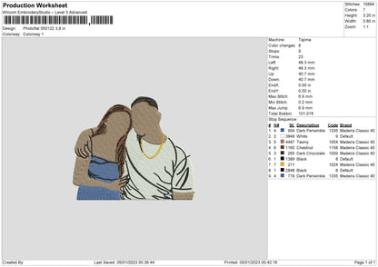 Photoflat 0501 Embroidery File 6 sizes