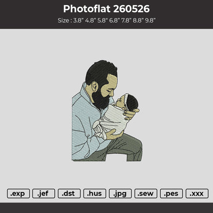 PHOTOFLAT 260526  Embroidery Design File