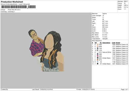 Photoflat V40 Embroidery File 5 sizes