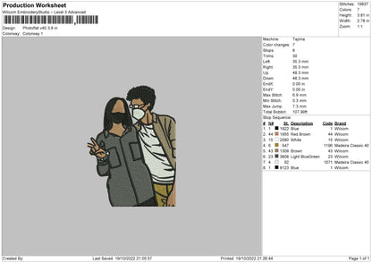 Photoflat V40 Embroidery File 6 sizes