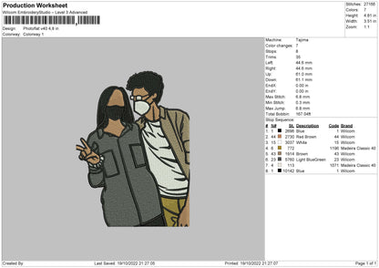 Photoflat V40 Embroidery File 6 sizes