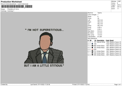 Photoflat V41 Embroidery File 6 sizes