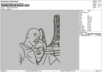 Photoline 0302 Embroidery File 6 sizes