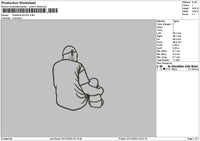 Photoline 0412a Embroidery File 6 sizes