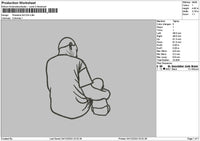 Photoline 0412a Embroidery File 6 sizes