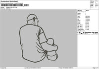 Photoline 0412a Embroidery File 6 sizes