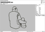 Photoline 0412a Embroidery File 6 sizes
