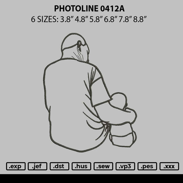 Photoline 0412a Embroidery File 6 sizes