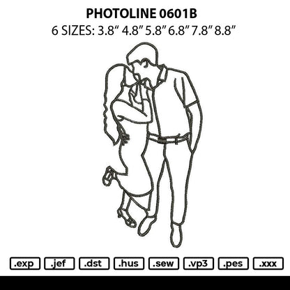 Photoline 0601b Embroidery File 6 sizes