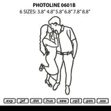 Photoline 0601b Embroidery File 6 sizes