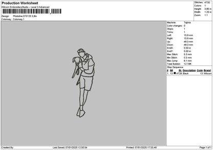 Photoline 0701 Embroidery File 6 sizes