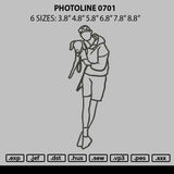 Photoline 0701 Embroidery File 6 sizes