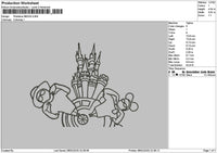 Photoline 0802 Embroidery File 6 sizes