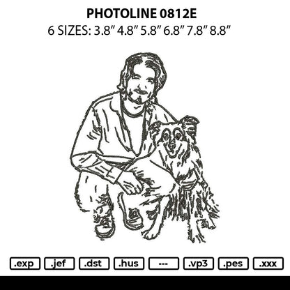 Photoline 0812e Embroidery File 6 sizes