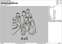 Photoline 0906 Embroidery File 6 sizes