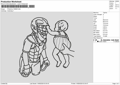 Photoline 1308 Embroidery Machine Design File 6 sizes