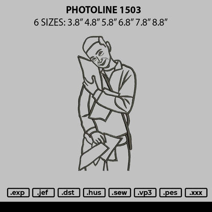 Photoline 1503 Embroidery File 6 sizes