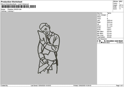 Photoline 1503 Embroidery File 6 sizes
