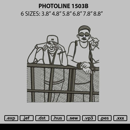 Photoline 1503b Embroidery File 6 sizes