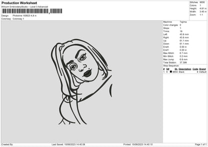 Photoline 1506 Embroidery File 6 sizes
