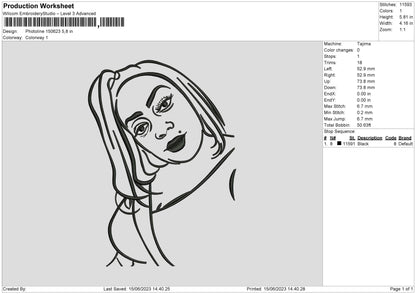 Photoline 1506 Embroidery File 6 sizes
