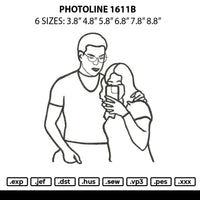 Photoline 1611b Embroidery File 6 sizes