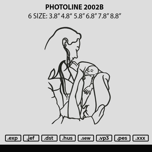 Photoline 2002b Embroidery File 6 sizes