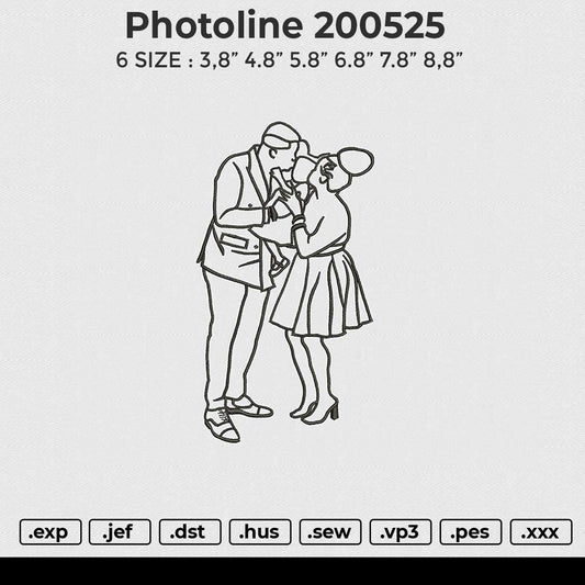 Photoline 200525 Embroidery File 6 size