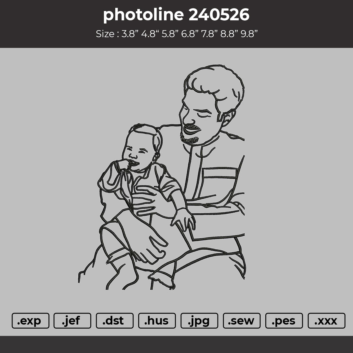 Photoline 240526 Embroidery Design File