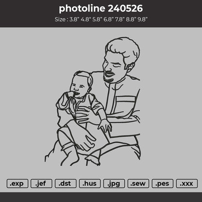 Photoline 240526 Embroidery Design File