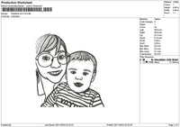 Photoline 2411 Embroidery File 6 sizes