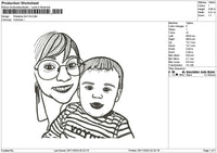 Photoline 2411 Embroidery File 6 sizes