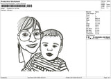 Photoline 2411 Embroidery File 6 sizes
