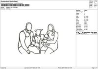 Photoline 2411c Embroidery File 6 sizes