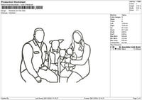 Photoline 2411c Embroidery File 6 sizes