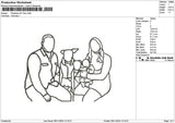 Photoline 2411c Embroidery File 6 sizes