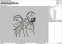 Photoline 2705d Embroidery File 6 sizes