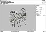 Photoline 2705d Embroidery File 6 sizes