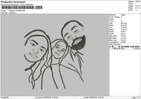 Photoline 2705d Embroidery File 6 sizes